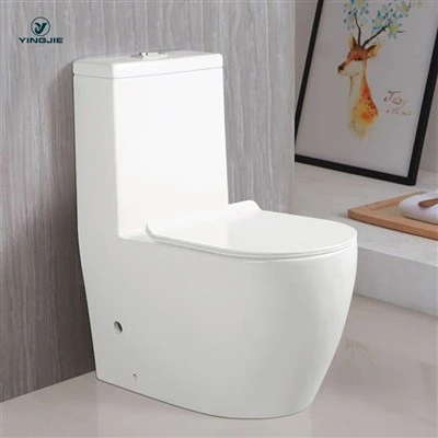 Haltbar Een-Stéck Toilette mat héijer-Qualitéitsfinish